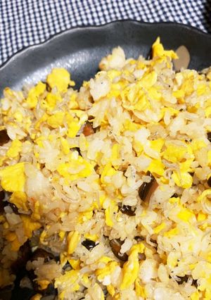 Qちゃんとジャコ焼き飯-レシピのメイン写真
