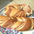 ココア風味のねじりパン ~中力粉で~