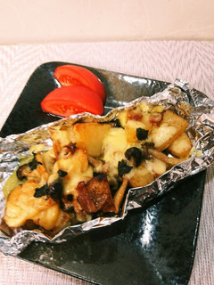 ジャガイモとキノコのチ—ズ焼き-レシピのメイン写真