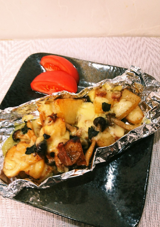 ジャガイモとキノコのチ—ズ焼き-レシピのメイン写真