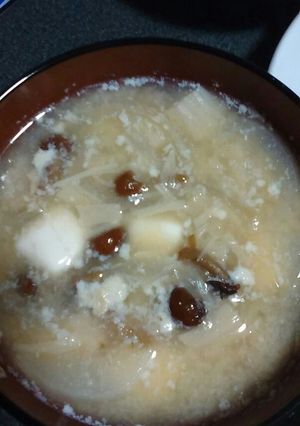 なめこ豆腐えのきの味噌汁-レシピのメイン写真