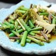 山菜の山椒ドレシングあえ