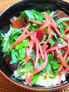 手こね寿司-レシピのメイン写真