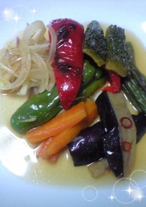 野菜が美味しぃ～しそ黒酢DE南蛮漬け-レシピのメイン写真