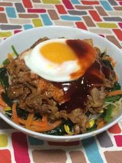 超簡単☆炒めるだけで激旨!ビビンバ丼☆-レシピのメイン写真