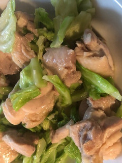 鶏肉とキャベツの炒め物-レシピのメイン写真