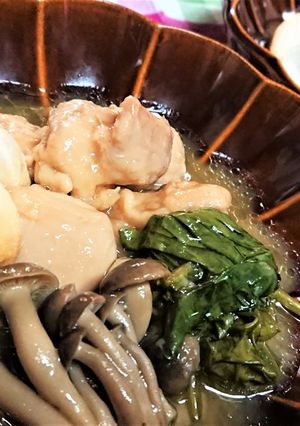 レンチンde簡単【鶏肉のトロトロ治部煮】-レシピのメイン写真