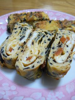 ひじき煮の卵焼き-レシピのメイン写真