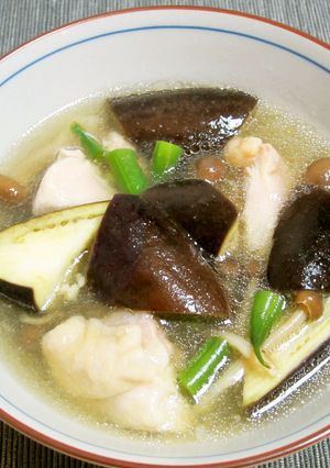 茄子と鶏肉のうま塩煮-レシピのメイン写真
