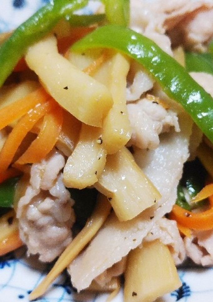 簡単節約おかず♡メンマと豚肉の炒め物♡-レシピのメイン写真