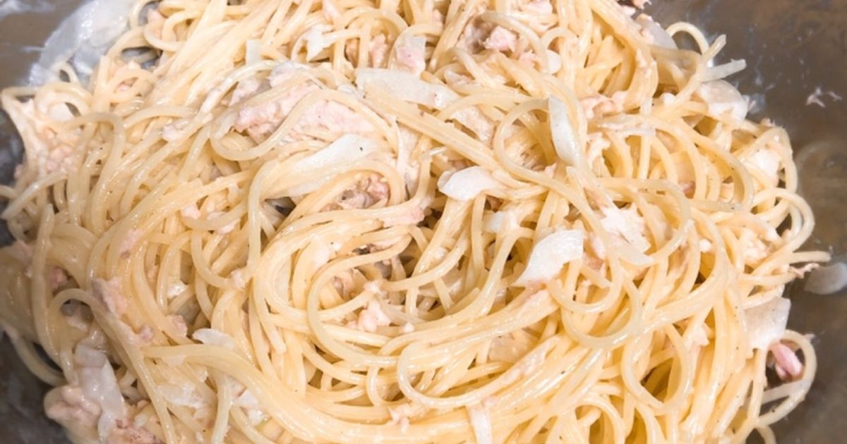 つなさらみページ ツナマヨスパサラ by もけもけ23号 【クックパッド】 簡単おいしい