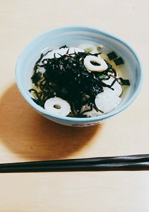 かんたん！塩昆布の出汁茶漬け-レシピのメイン写真