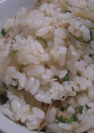 しらすと大葉のごま風味ごはん-レシピのメイン写真