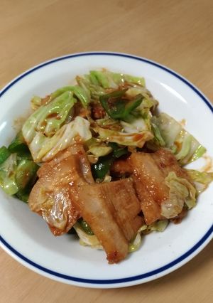 煮豚で!回鍋肉-レシピのメイン写真