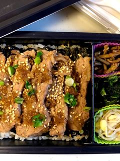 中学生弁当日記(焼肉弁当編)-レシピのメイン写真