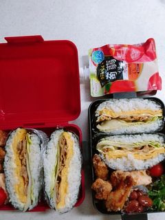 ☆高校生娘と私のお弁当☆62-レシピのメイン写真