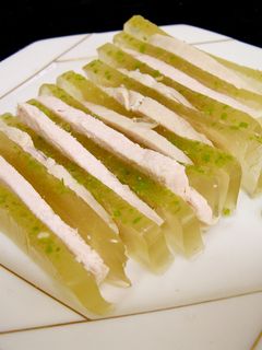 レンジ蒸し鶏と柚子胡椒ゼリーのサラダ-レシピのメイン写真