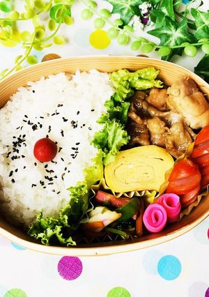 とり照り焼き弁当♡-レシピのメイン写真