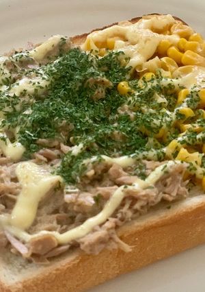 ツナコーンマヨトースト-レシピのメイン写真