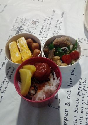 旦那ちゃんお弁当6月21日。-レシピのメイン写真