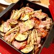簡単!ナスとトマトとシメジのチーズ焼き