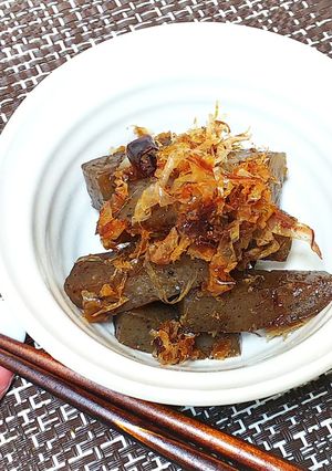 蒟蒻のおかか煮-レシピのメイン写真
