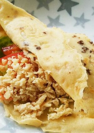 犬ご飯　まぜまぜクレープ-レシピのメイン写真