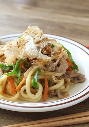 シンプル　焼きうどん-レシピのメイン写真