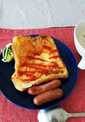 【簡単オシャレ】おかずフレンチトースト-レシピのメイン写真