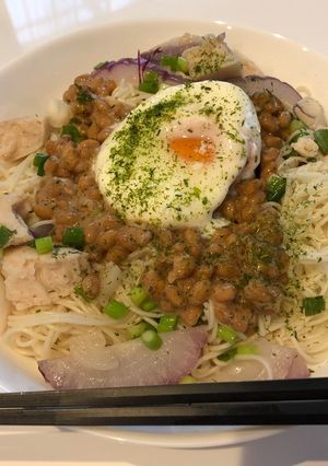 納豆☆素麺-レシピのメイン写真