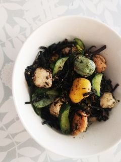 簡単!きゅうりとひじきとさつま揚げナムル-レシピのメイン写真