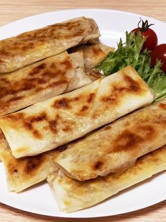 キャベツとひき肉の焼き春巻-レシピのメイン写真