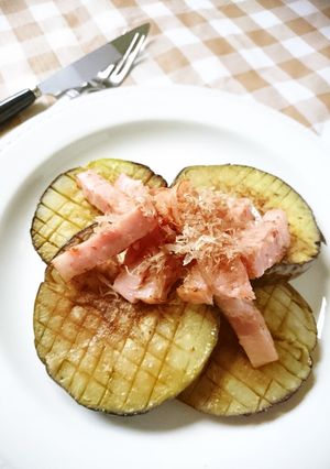 【野菜ソムリエ】賀茂なすのバター焼き-レシピのメイン写真