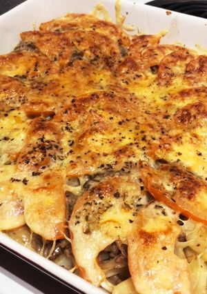 簡単！ポテトとトマトの挽き肉グラタン☆-レシピのメイン写真