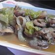 えっまだシャキシャキ レタスと豚肉炒め