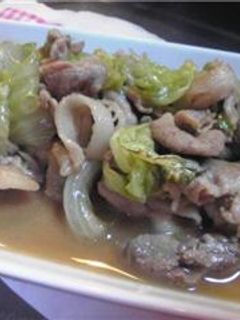えっまだシャキシャキ レタスと豚肉炒め-レシピのメイン写真