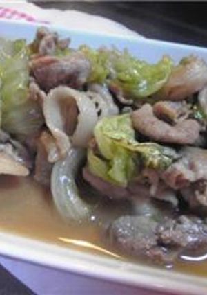 えっまだシャキシャキ　レタスと豚肉炒め-レシピのメイン写真