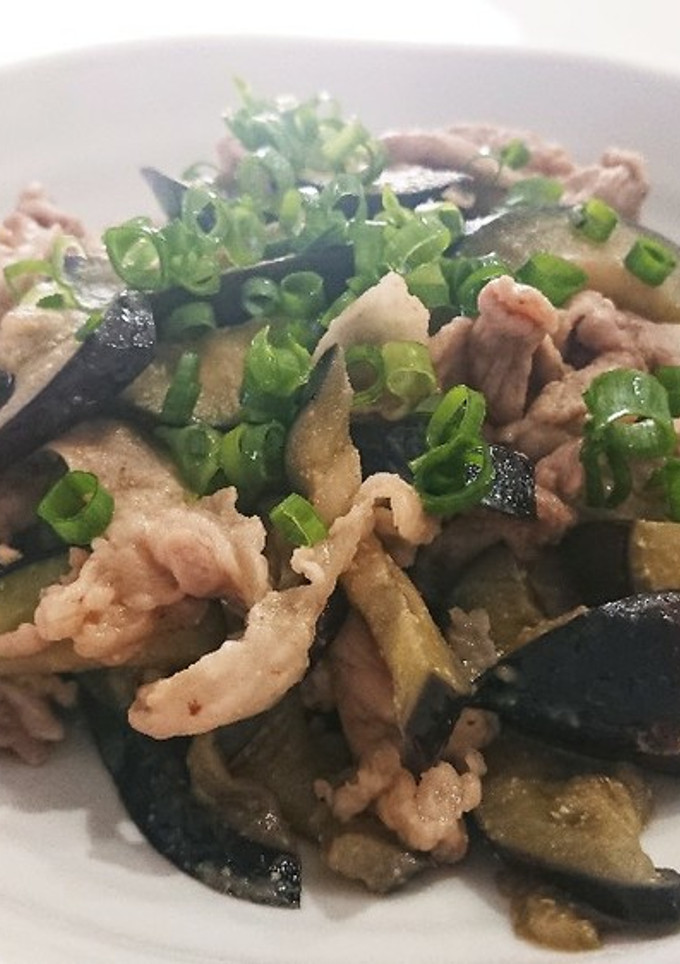 簡単！豚肉とナスの味噌めんつゆ炒め-レシピのメイン写真