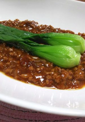 まるごとミニチンゲン菜の麻婆あん-レシピのメイン写真