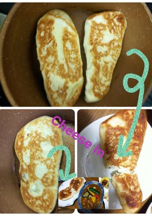 簡単ε=(ﾉ･∀･)ﾂcheeseナン♪-レシピのメイン写真