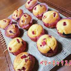 รูปของ ホットケーキミックスで簡単ケーキ