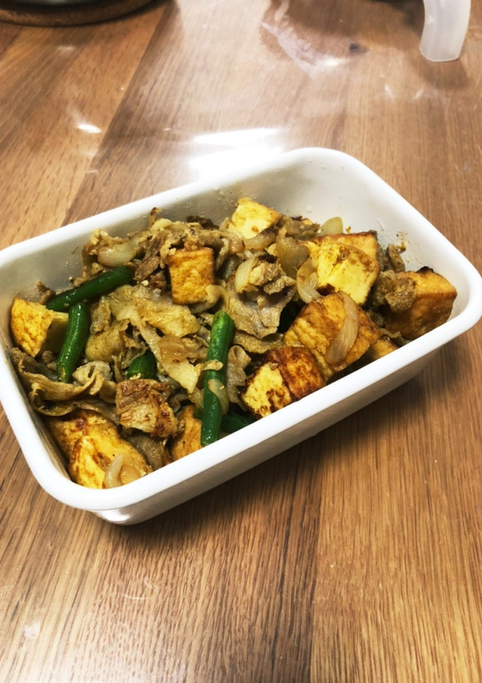 豚こまと厚揚げのカレー炒め-レシピのメイン写真