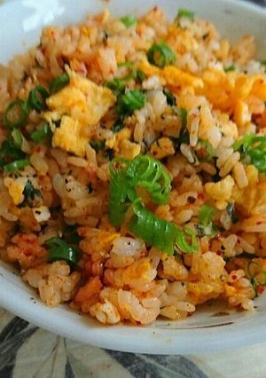 薬味たっぷりキムチチャーハン-レシピのメイン写真