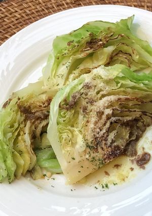 焼きキャベツのアンチョビソース-レシピのメイン写真