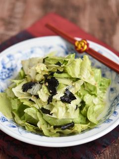 レタスと海苔のやみつきサラダ-レシピのメイン写真