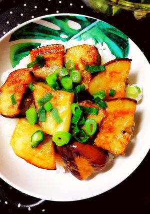 茄子の照り焼きバター丼-レシピのメイン写真