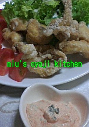 79簡単おつまみ　鶏唐明太ソース-レシピのメイン写真