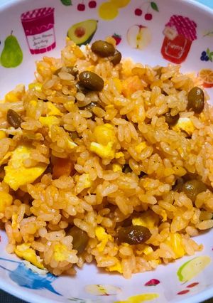 びっくり!納豆ケチャップマヨチャーハン★-レシピのメイン写真