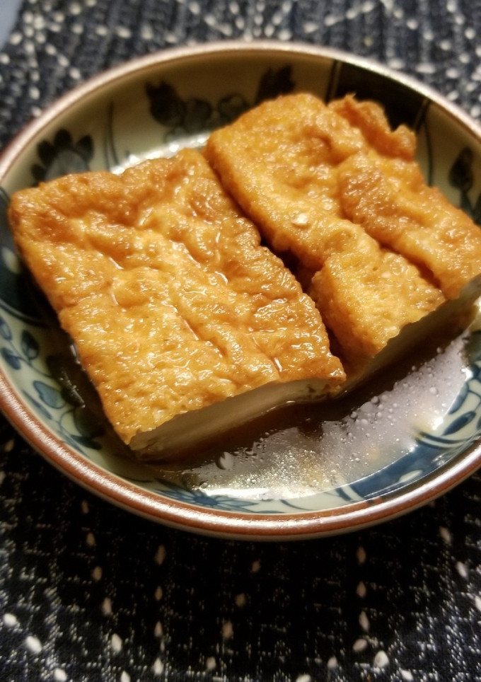 厚揚げの甘辛煮♥-レシピのメイン写真