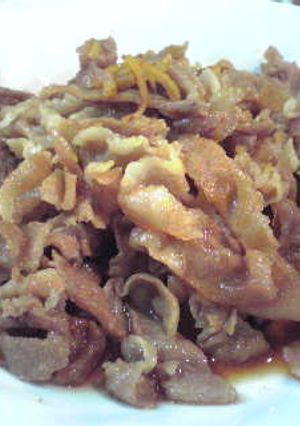 ブタと生姜の簡単煮(豚丼にも?!)-レシピのメイン写真